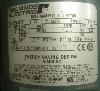 S 2000 A-C MOTOR Reliance A77B5902P label view