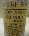 Federal Pacific Electric RF Fuse RFV 200 top view