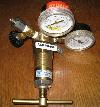 Veriflo Regulator and Pressure Gauge Top view