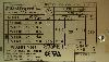 Deltron Power Supply Model W115D label