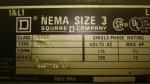 Sqare D Nema Size 3 Class: 8502 label view